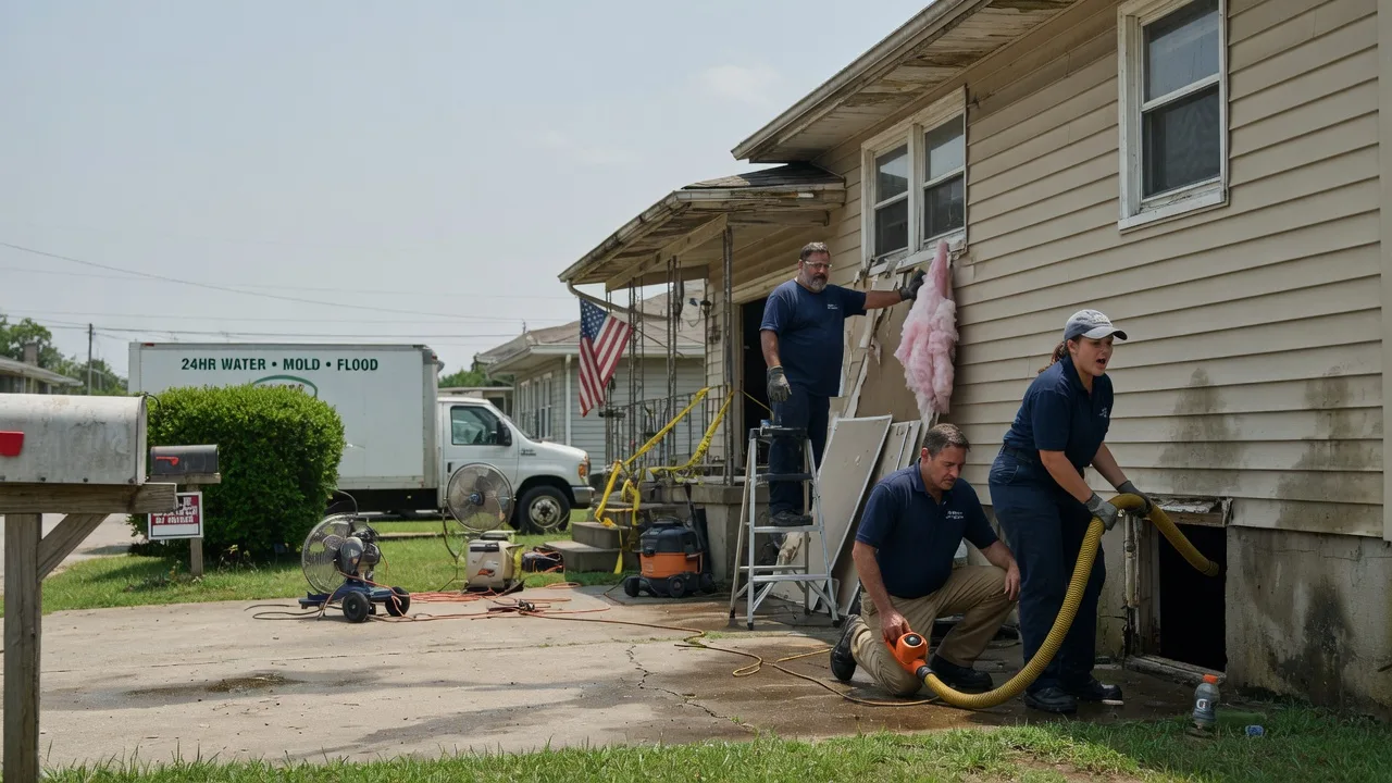 Water Damage Repair in Brashear, TX near me